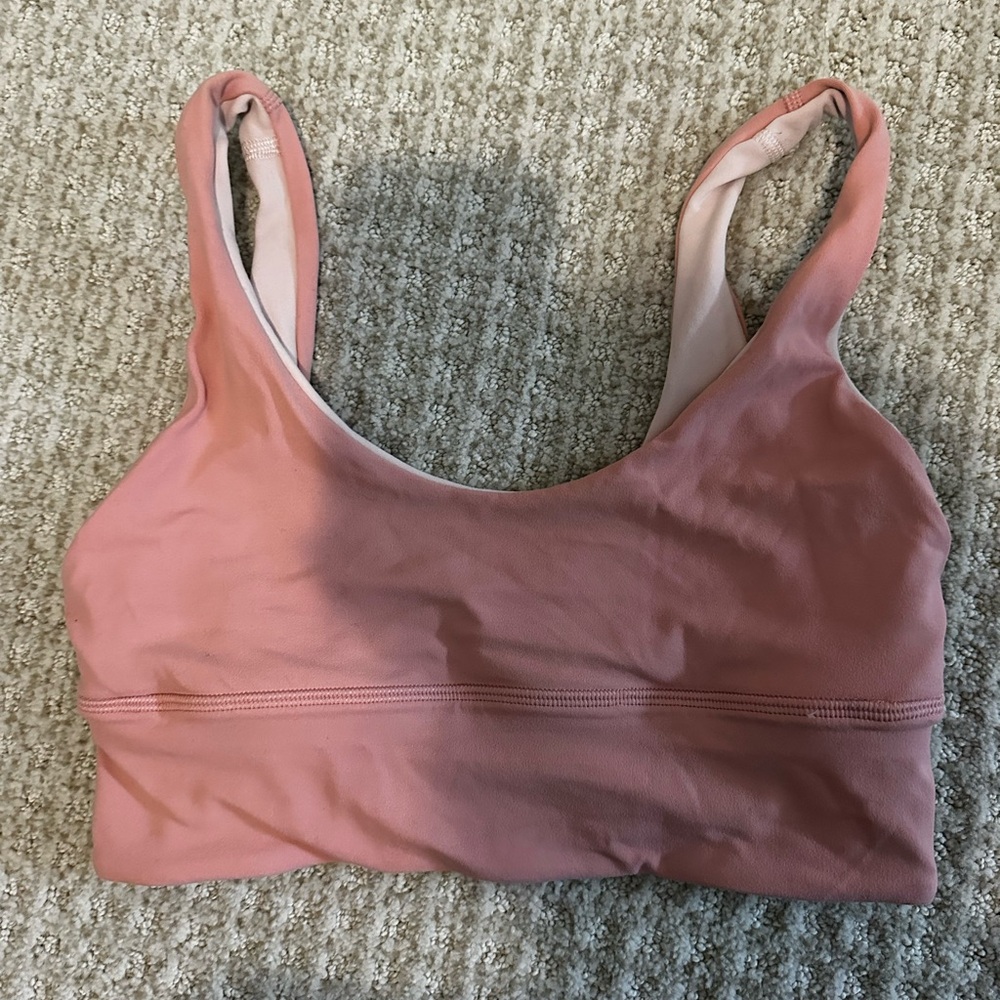 Women's Lululemon Reversible Pink Sports Bra